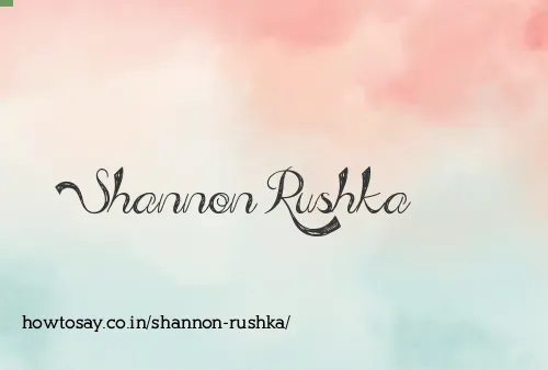 Shannon Rushka