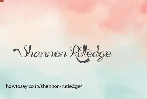 Shannon Rutledge