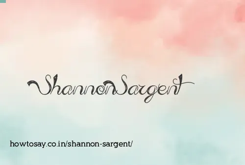 Shannon Sargent