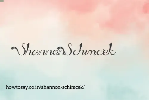 Shannon Schimcek