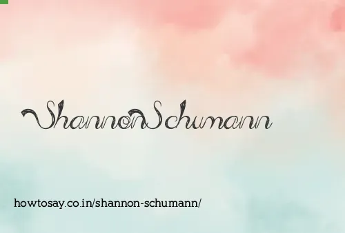Shannon Schumann