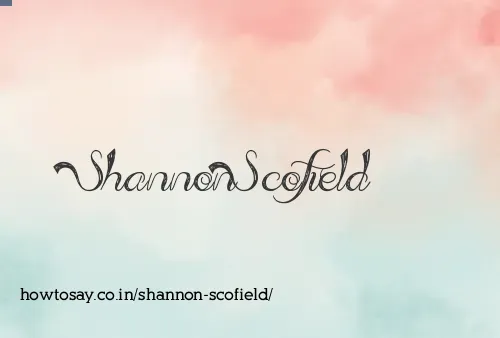 Shannon Scofield