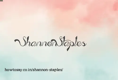Shannon Staples