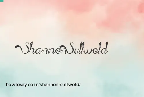 Shannon Sullwold