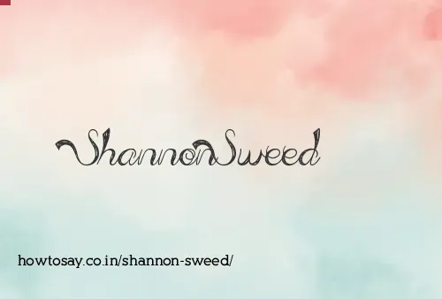 Shannon Sweed