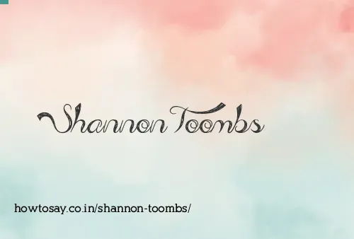 Shannon Toombs