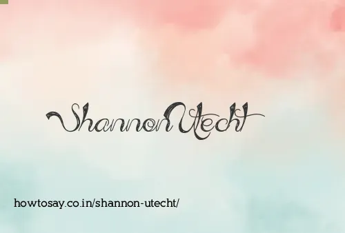 Shannon Utecht