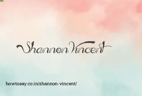 Shannon Vincent