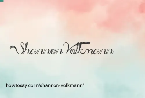 Shannon Volkmann