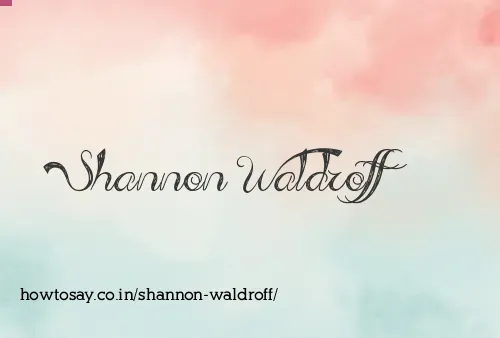 Shannon Waldroff