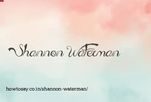 Shannon Waterman