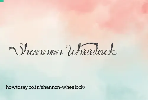 Shannon Wheelock