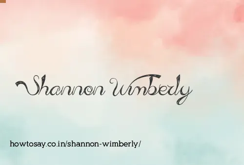 Shannon Wimberly
