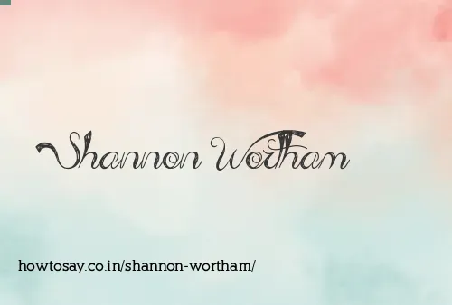 Shannon Wortham