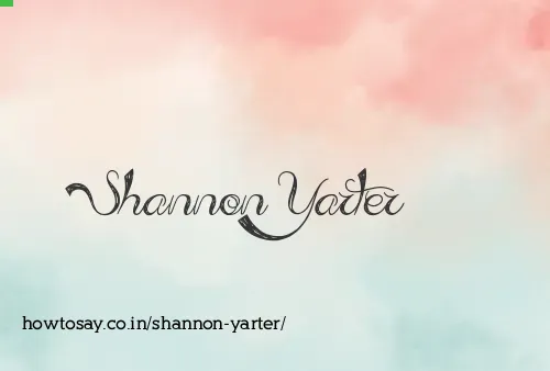 Shannon Yarter