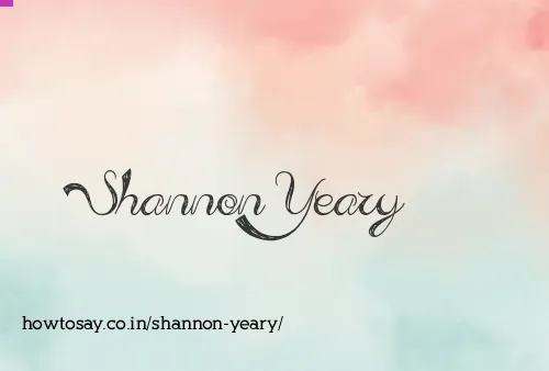 Shannon Yeary