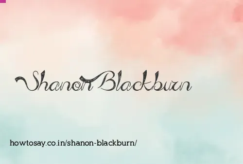 Shanon Blackburn