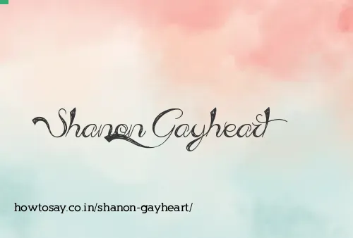 Shanon Gayheart
