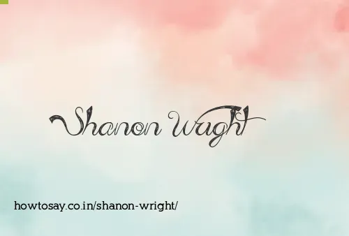 Shanon Wright