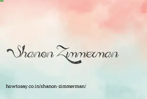 Shanon Zimmerman
