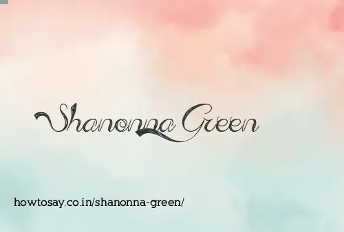 Shanonna Green