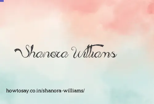 Shanora Williams