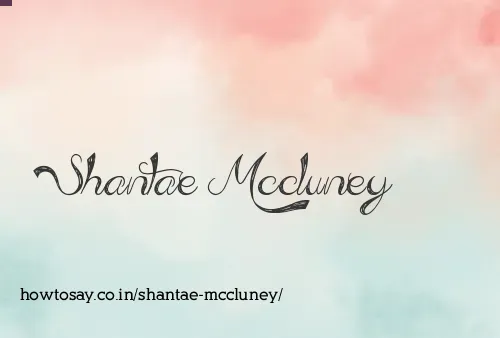 Shantae Mccluney