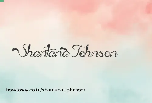 Shantana Johnson
