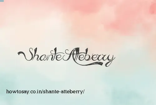 Shante Atteberry