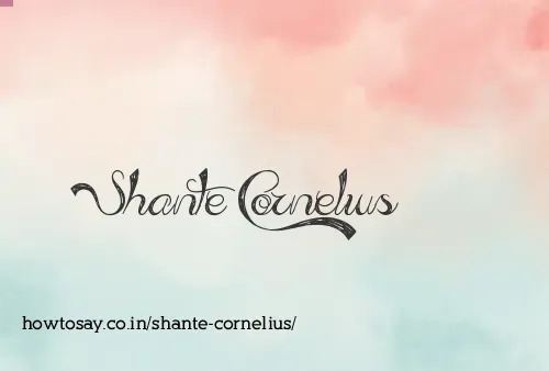 Shante Cornelius