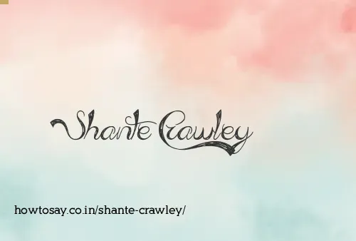 Shante Crawley