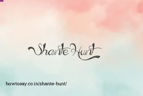 Shante Hunt