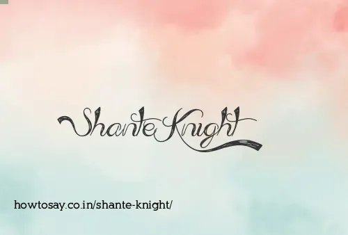 Shante Knight
