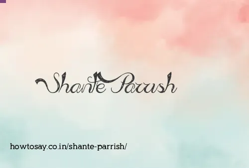 Shante Parrish