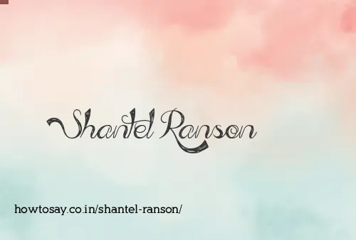 Shantel Ranson