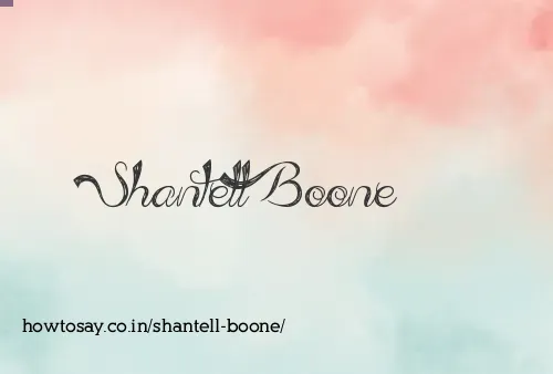 Shantell Boone