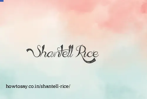 Shantell Rice