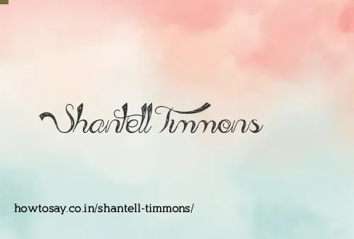 Shantell Timmons