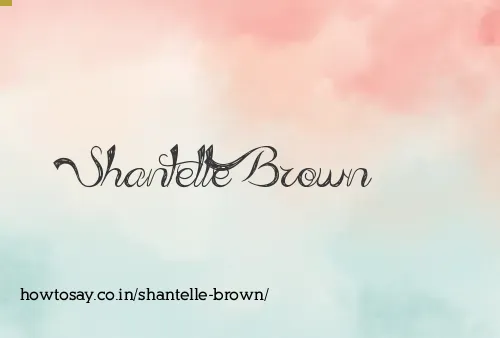 Shantelle Brown