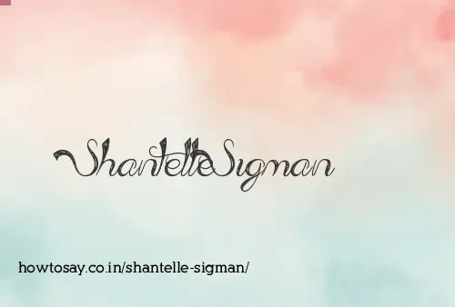 Shantelle Sigman