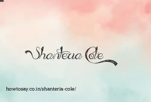Shanteria Cole