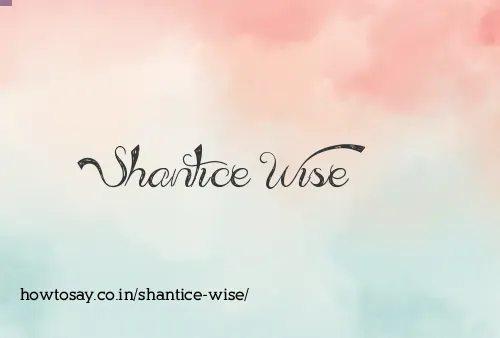 Shantice Wise