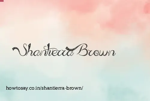 Shantierra Brown