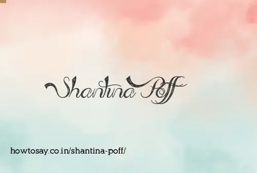 Shantina Poff