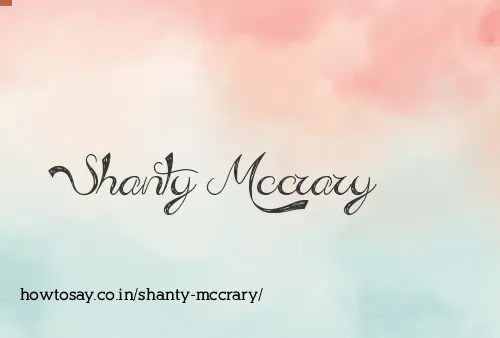 Shanty Mccrary