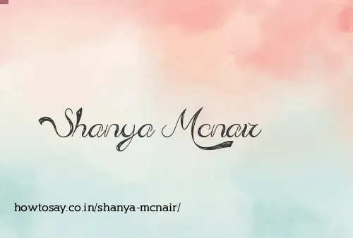 Shanya Mcnair