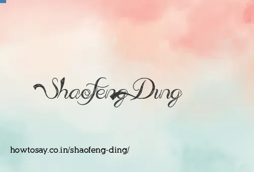 Shaofeng Ding