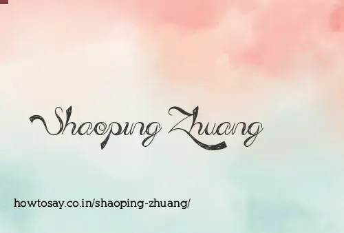 Shaoping Zhuang