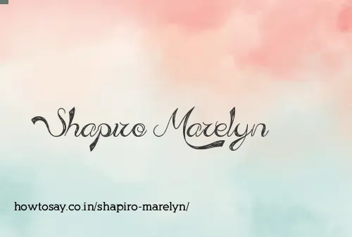 Shapiro Marelyn