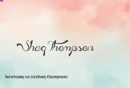 Shaq Thompson